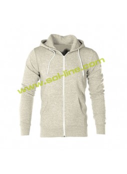 Cotton Hoody With Zipper