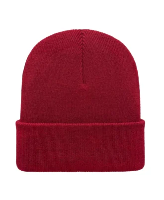 Solid knit cuffed bennies