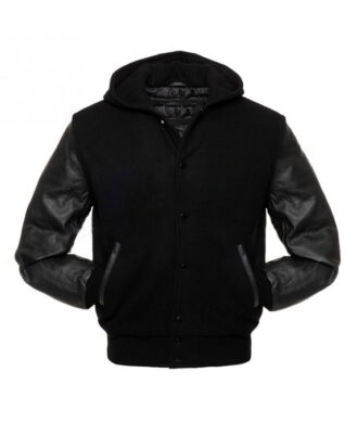 Wool / Leather Hoodie
